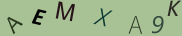 Captcha letters and numbers