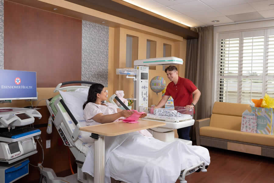 Eisenhower Maternity Labor Delivery Recovery Postpartum Rooms