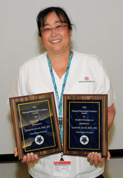 Lynn Jarrell 2017 Eisenhower Medical Center Nurse of the Year winner